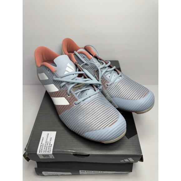 NEW adidas The Road 2.0 Cycling Shoes Men 9, Women 10 Blue/White/Clay IE7019 main image 15